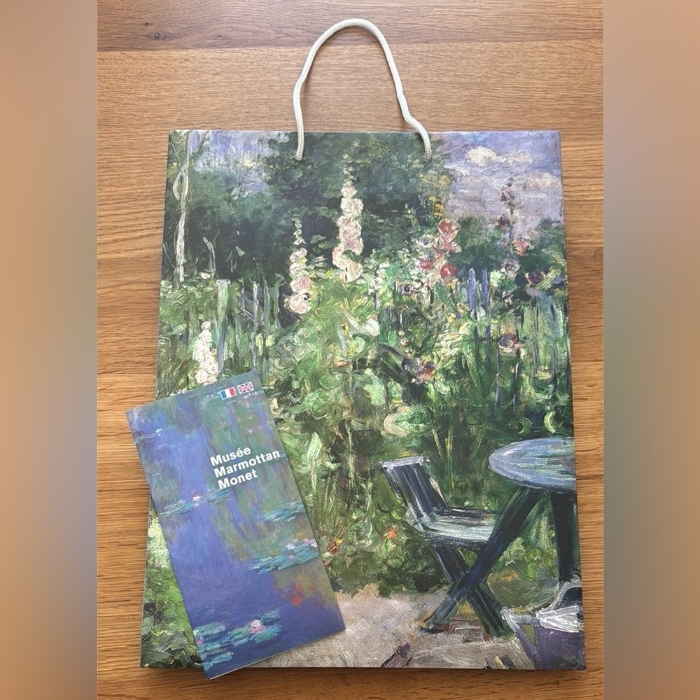 Musée Marmottan Monet Paris Gift Bag + Brochure Claude Monet Art Souvenir Large